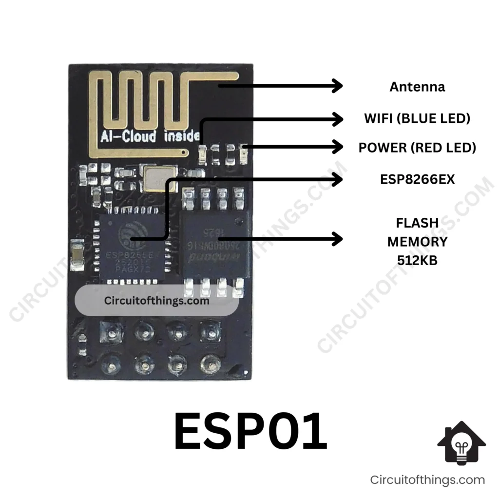 ESP8266-01 Pinout